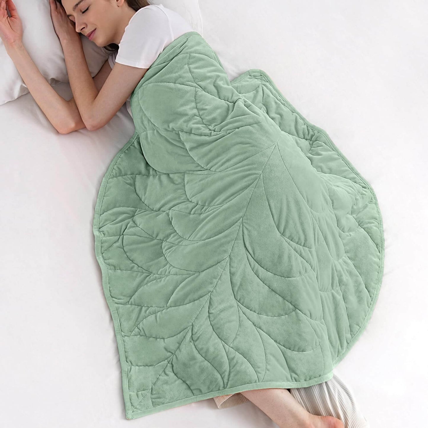 Luxury Crystal Velvet Weighted Lap Blanket