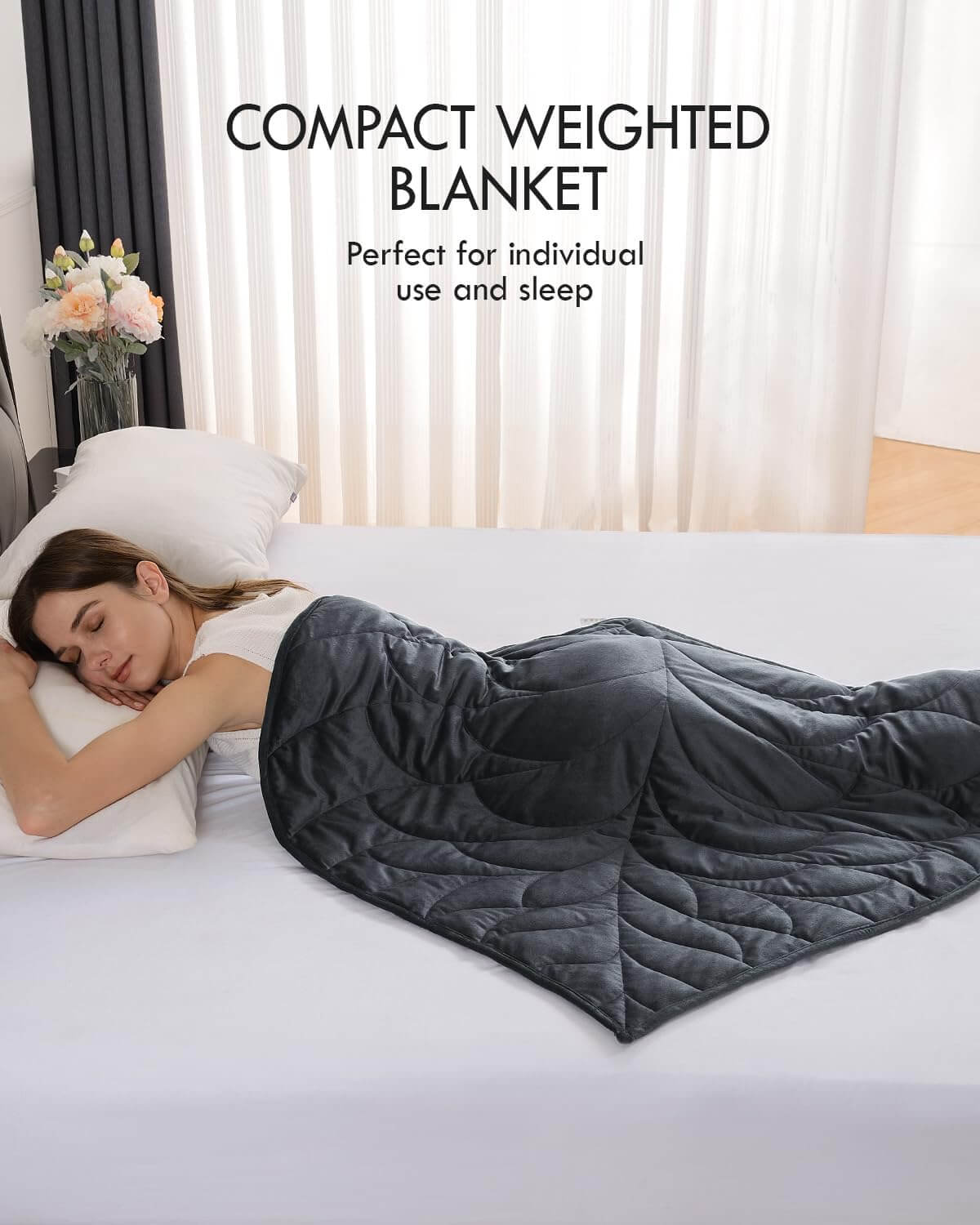 Luxury Crystal Velvet Weighted Lap Blanket