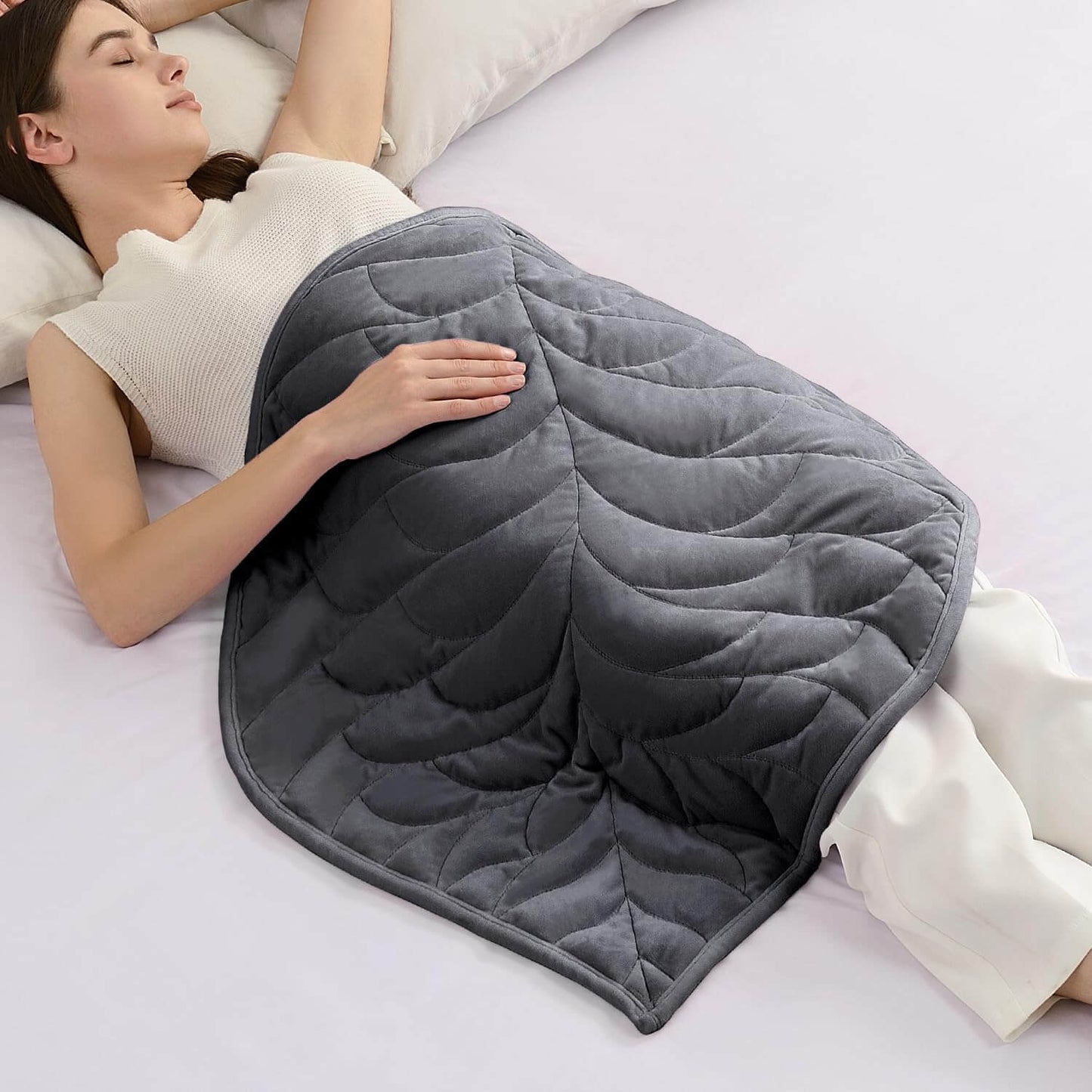 Luxury Crystal Velvet Weighted Lap Blanket