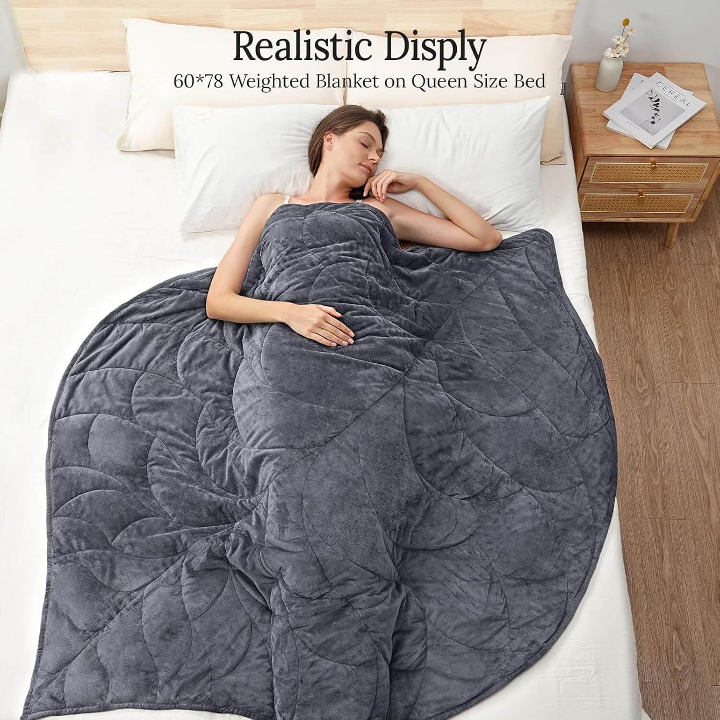 Luxury Crystal Velvet Weighted Lap Blanket