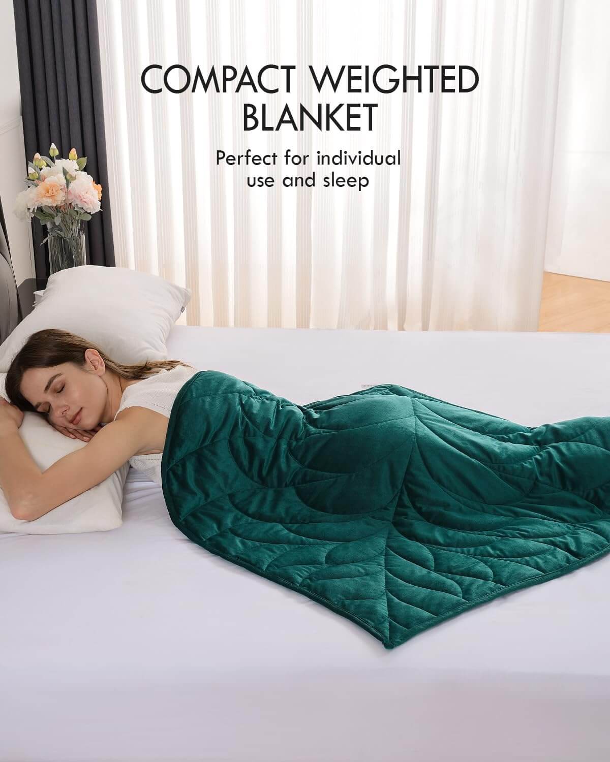 Luxury Crystal Velvet Weighted Lap Blanket