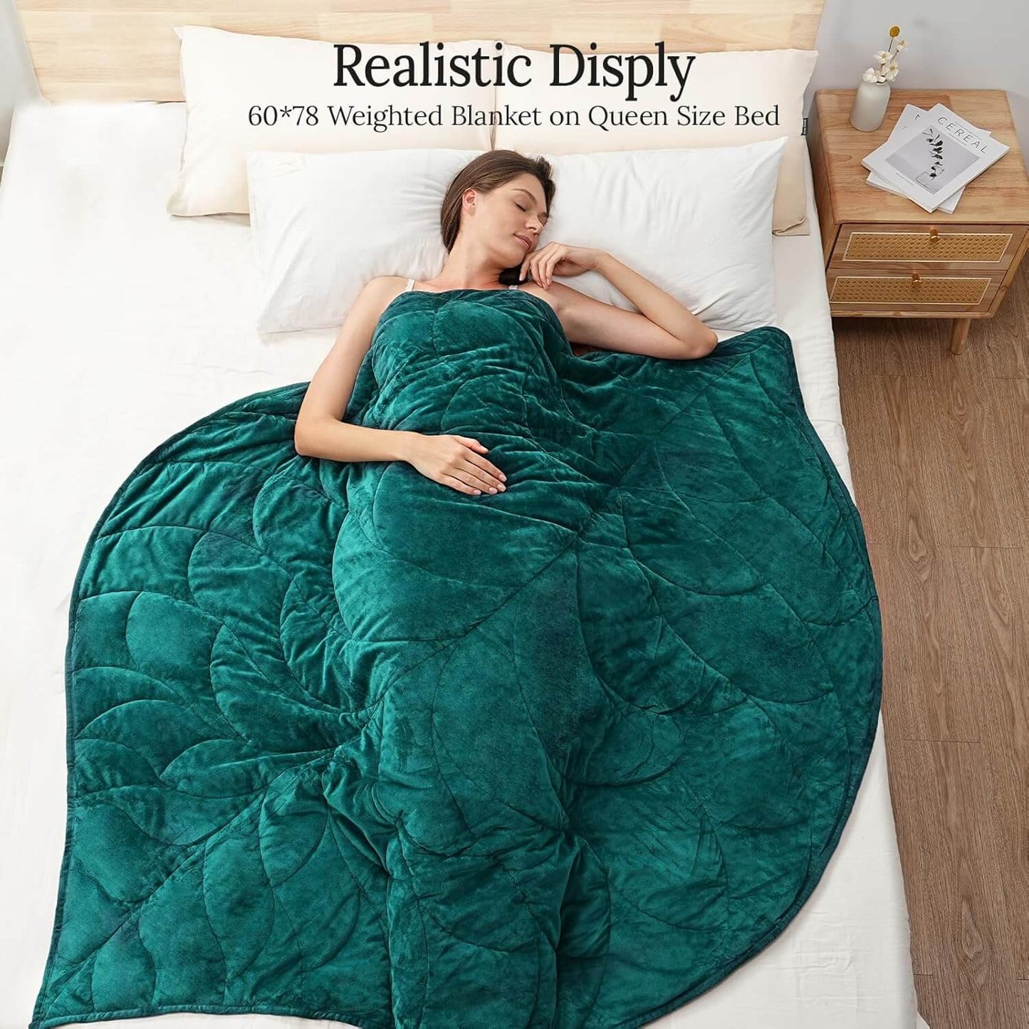 Luxury Crystal Velvet Weighted Lap Blanket