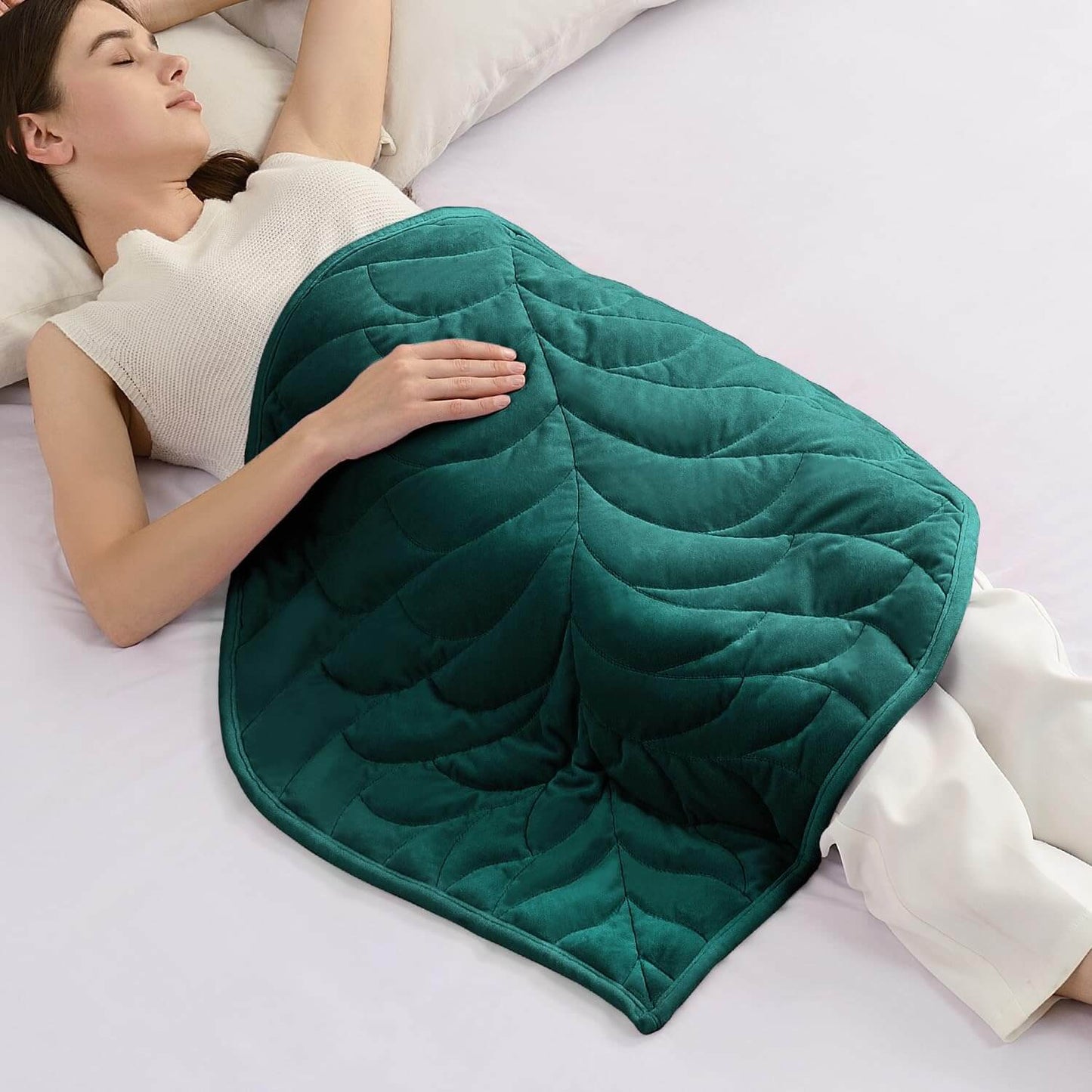 Luxury Crystal Velvet Weighted Lap Blanket